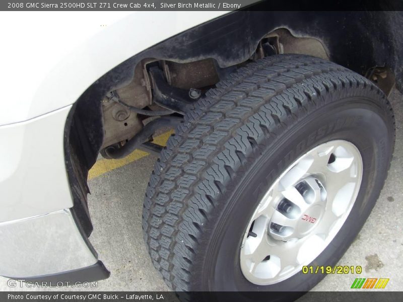 Silver Birch Metallic / Ebony 2008 GMC Sierra 2500HD SLT Z71 Crew Cab 4x4