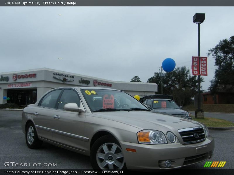 Cream Gold / Beige 2004 Kia Optima EX