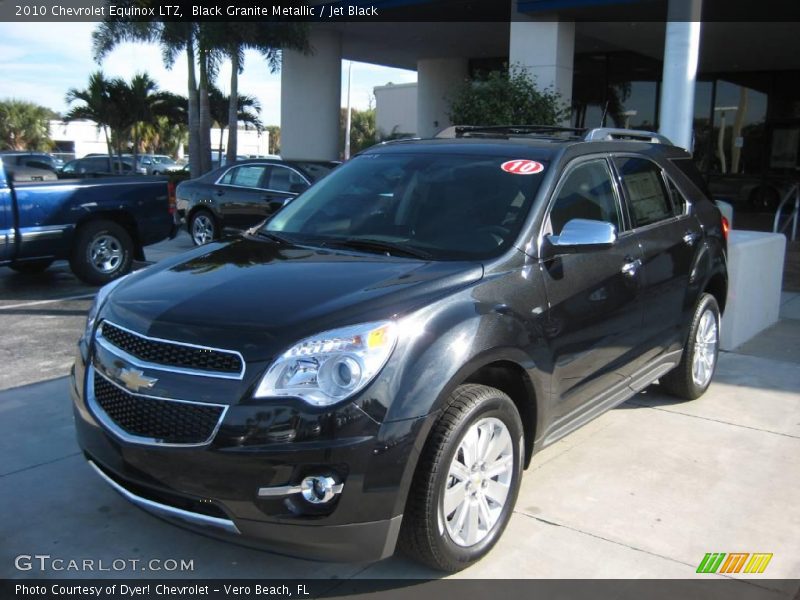 Black Granite Metallic / Jet Black 2010 Chevrolet Equinox LTZ