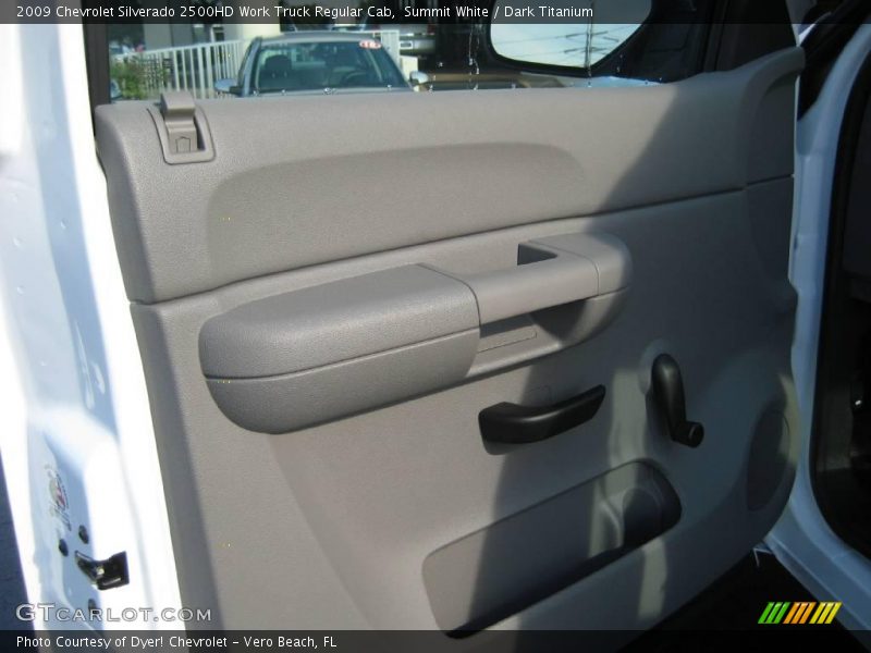 Summit White / Dark Titanium 2009 Chevrolet Silverado 2500HD Work Truck Regular Cab