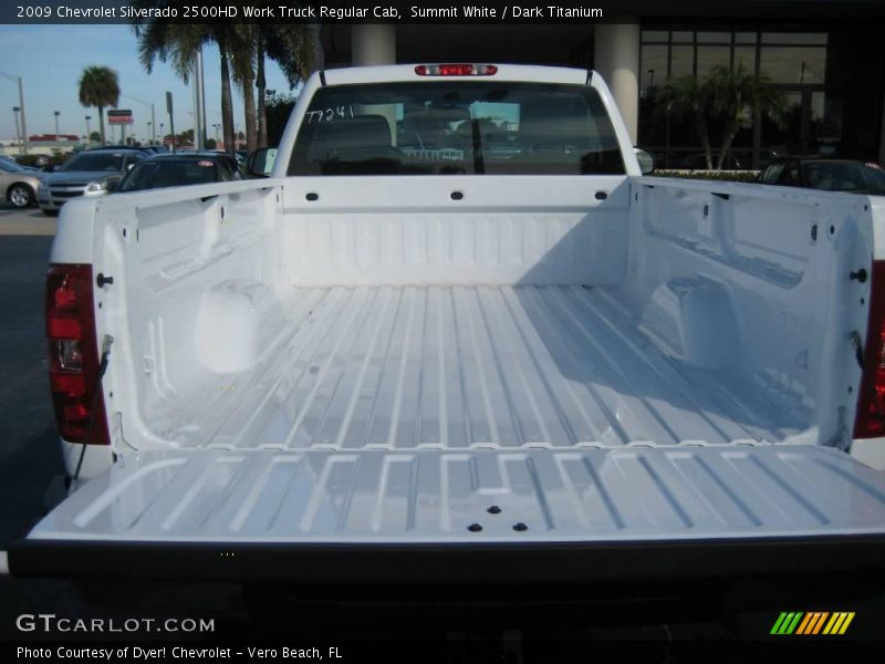 Summit White / Dark Titanium 2009 Chevrolet Silverado 2500HD Work Truck Regular Cab