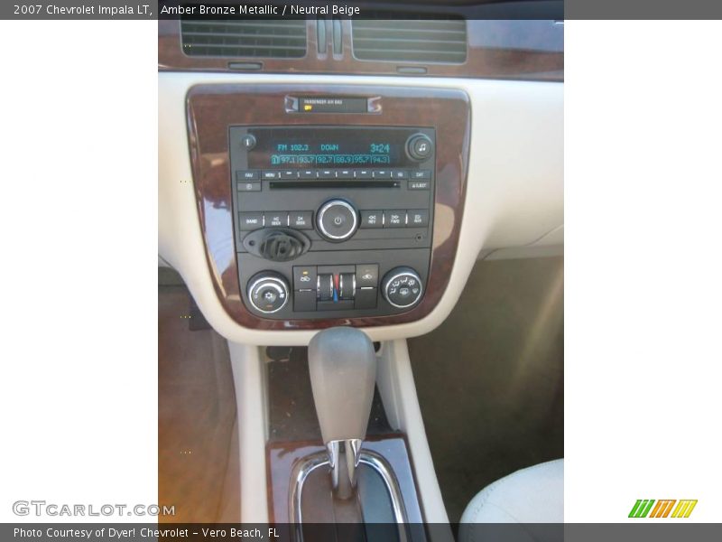Amber Bronze Metallic / Neutral Beige 2007 Chevrolet Impala LT