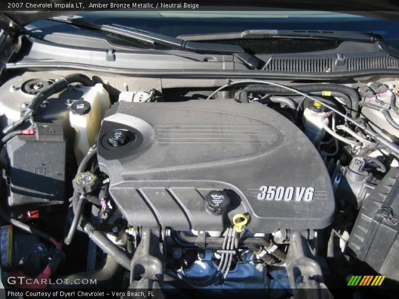 Amber Bronze Metallic / Neutral Beige 2007 Chevrolet Impala LT