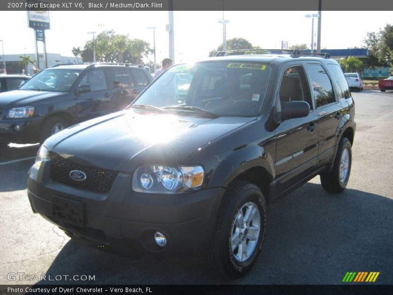 Black / Medium/Dark Flint 2007 Ford Escape XLT V6