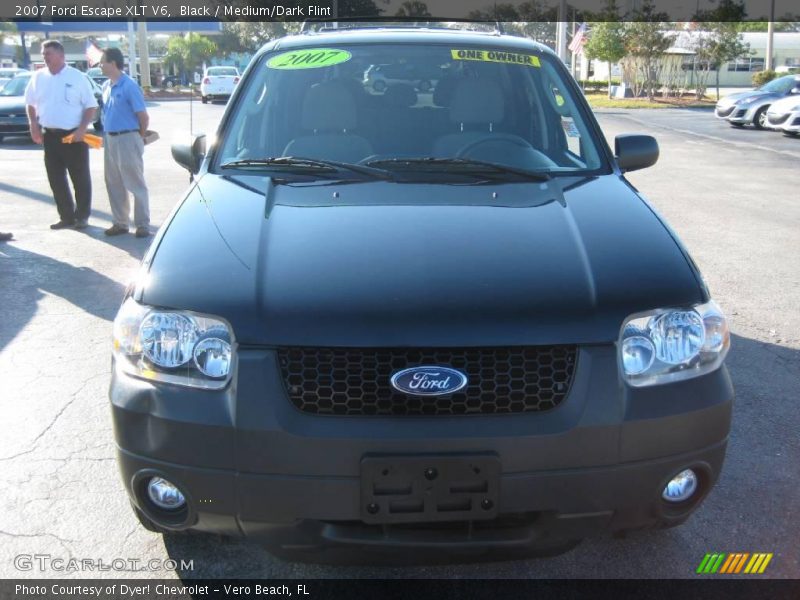 Black / Medium/Dark Flint 2007 Ford Escape XLT V6