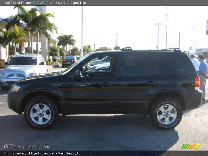 Black / Medium/Dark Flint 2007 Ford Escape XLT V6