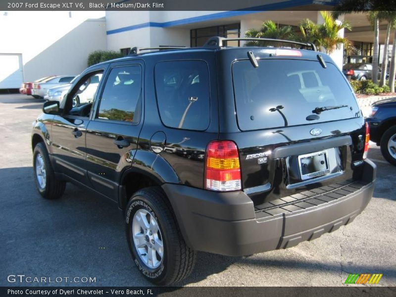 Black / Medium/Dark Flint 2007 Ford Escape XLT V6