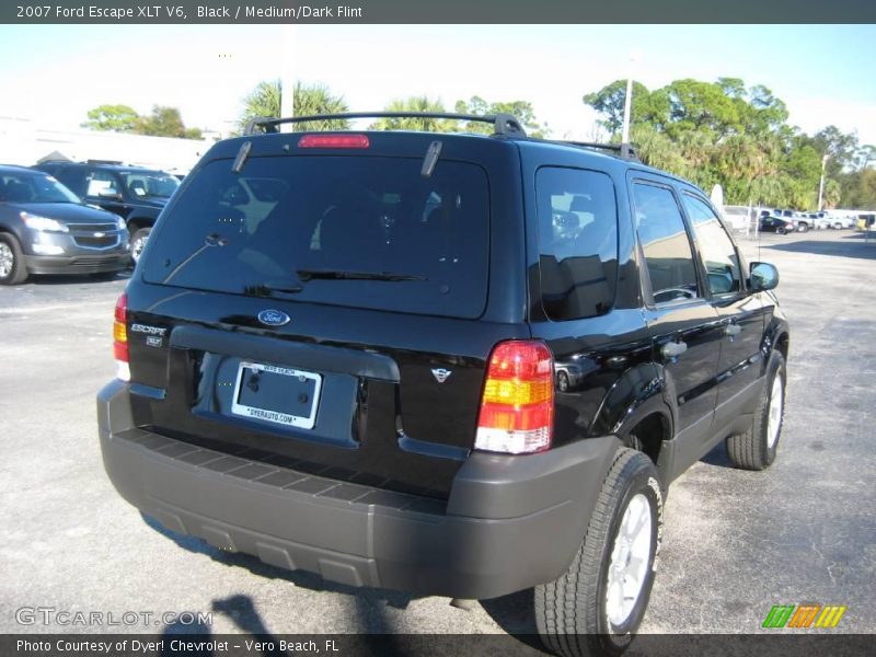 Black / Medium/Dark Flint 2007 Ford Escape XLT V6