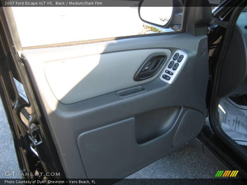 Black / Medium/Dark Flint 2007 Ford Escape XLT V6