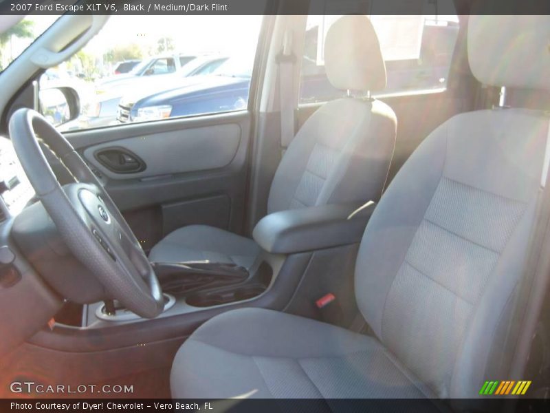 Black / Medium/Dark Flint 2007 Ford Escape XLT V6
