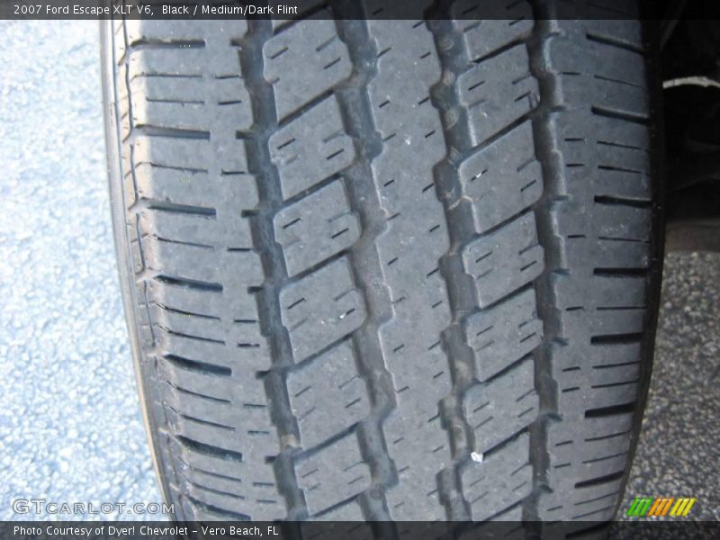 Black / Medium/Dark Flint 2007 Ford Escape XLT V6
