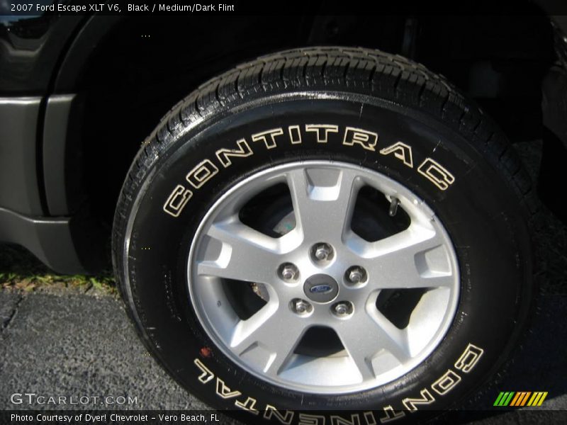 Black / Medium/Dark Flint 2007 Ford Escape XLT V6