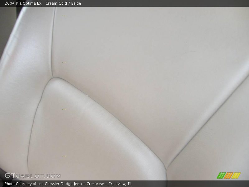 Cream Gold / Beige 2004 Kia Optima EX