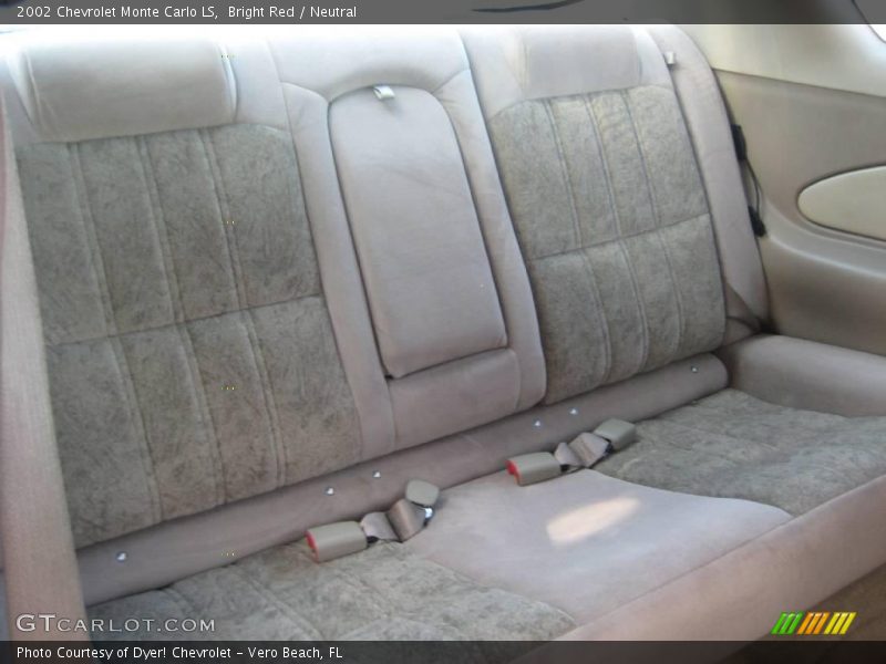 Bright Red / Neutral 2002 Chevrolet Monte Carlo LS