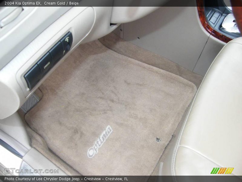 Cream Gold / Beige 2004 Kia Optima EX