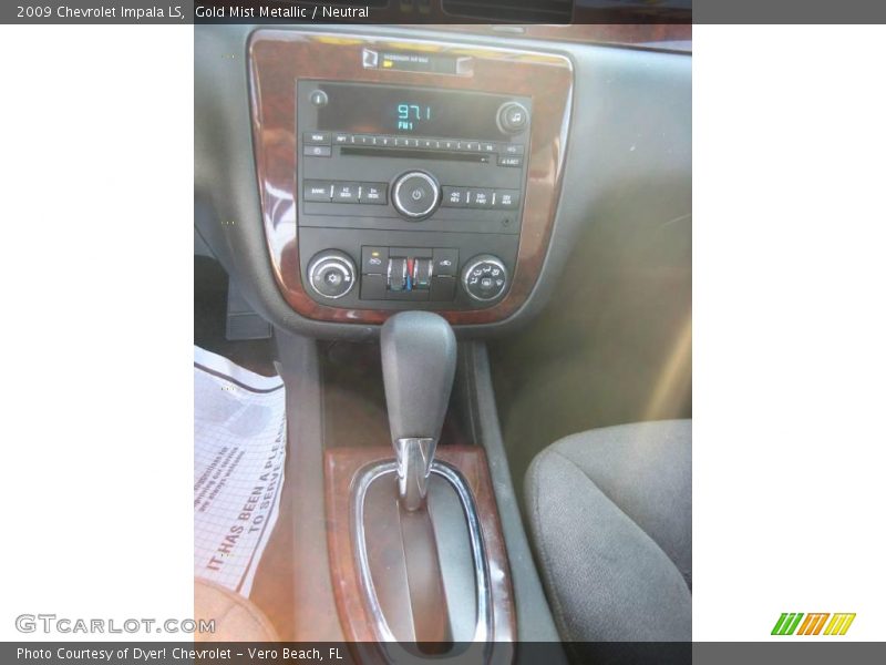 Gold Mist Metallic / Neutral 2009 Chevrolet Impala LS