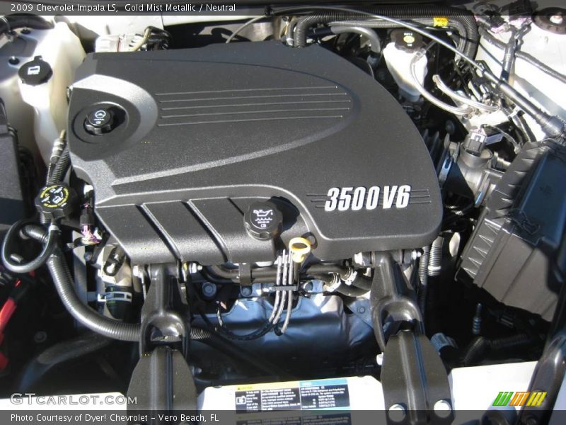 Gold Mist Metallic / Neutral 2009 Chevrolet Impala LS