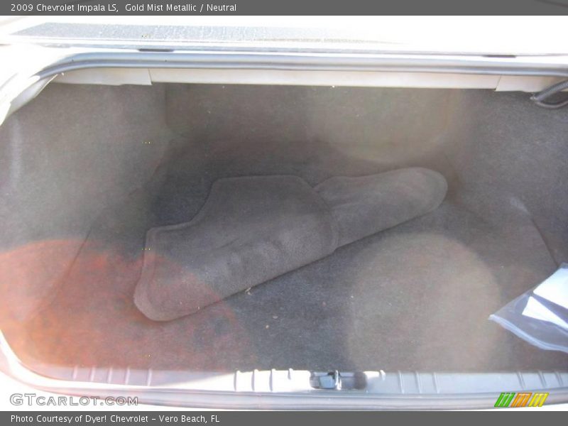 Gold Mist Metallic / Neutral 2009 Chevrolet Impala LS