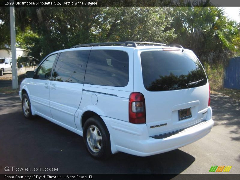 Arctic White / Beige 1999 Oldsmobile Silhouette GLS
