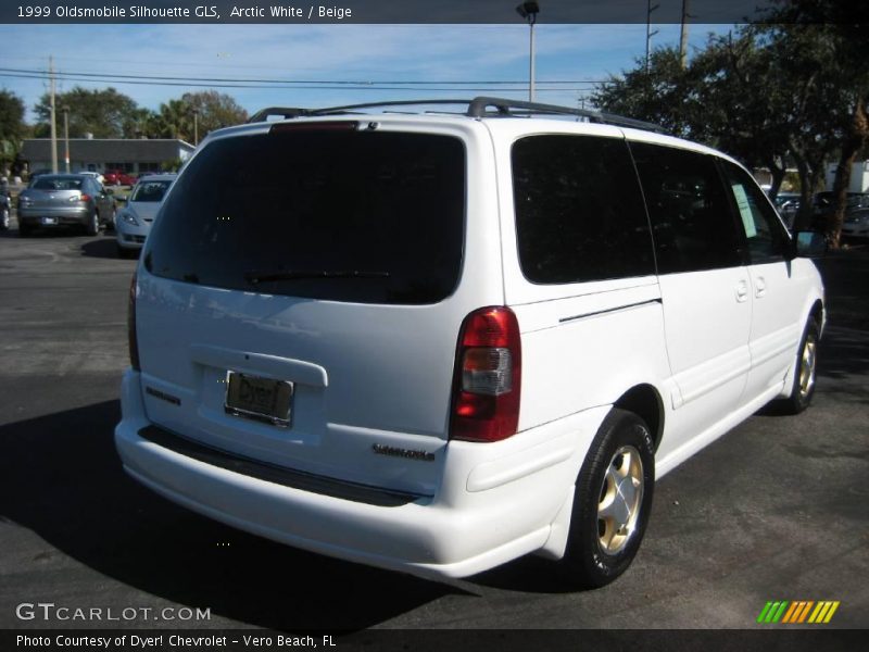 Arctic White / Beige 1999 Oldsmobile Silhouette GLS