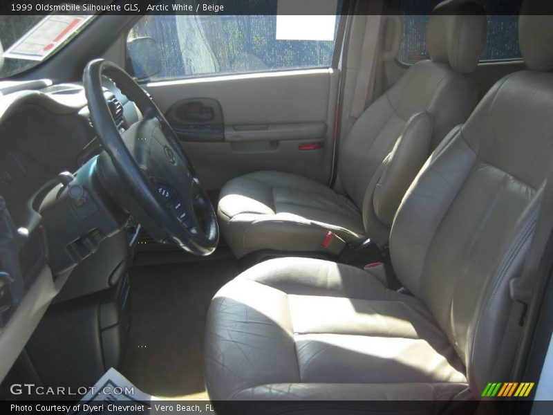 Arctic White / Beige 1999 Oldsmobile Silhouette GLS