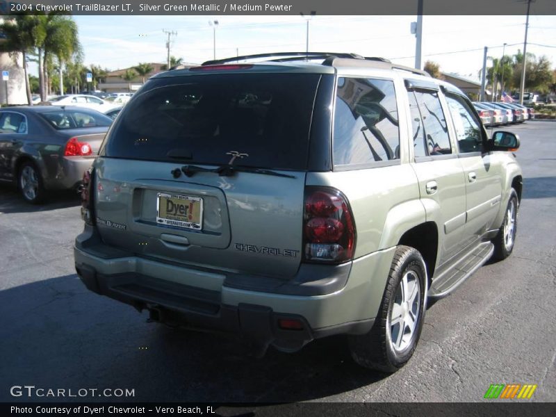 Silver Green Metallic / Medium Pewter 2004 Chevrolet TrailBlazer LT