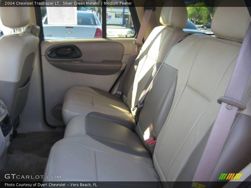 Silver Green Metallic / Medium Pewter 2004 Chevrolet TrailBlazer LT