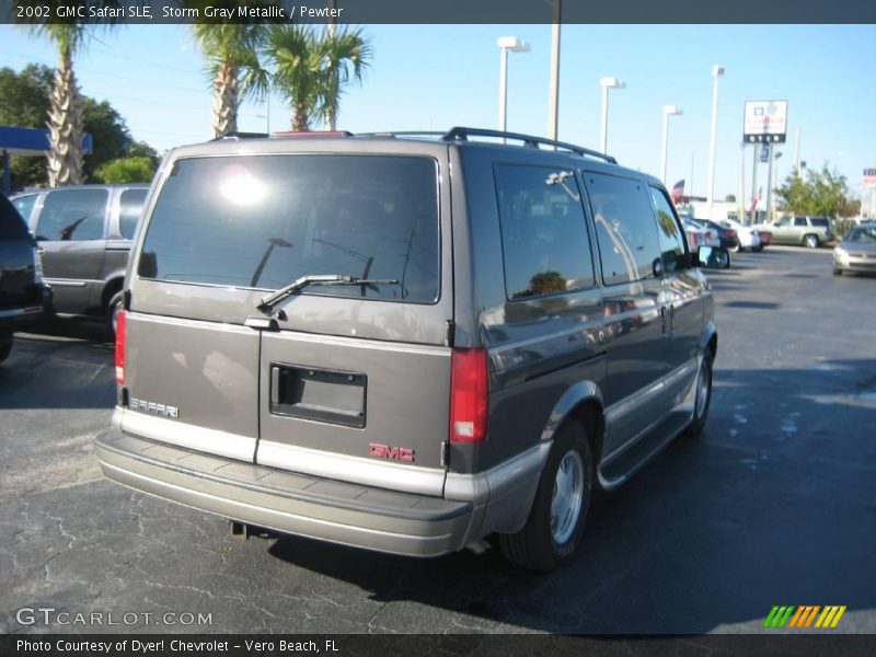 Storm Gray Metallic / Pewter 2002 GMC Safari SLE