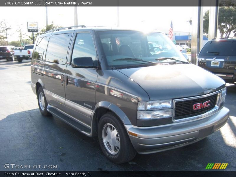 Storm Gray Metallic / Pewter 2002 GMC Safari SLE