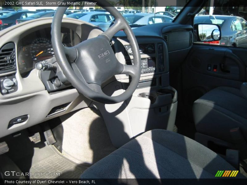 Storm Gray Metallic / Pewter 2002 GMC Safari SLE