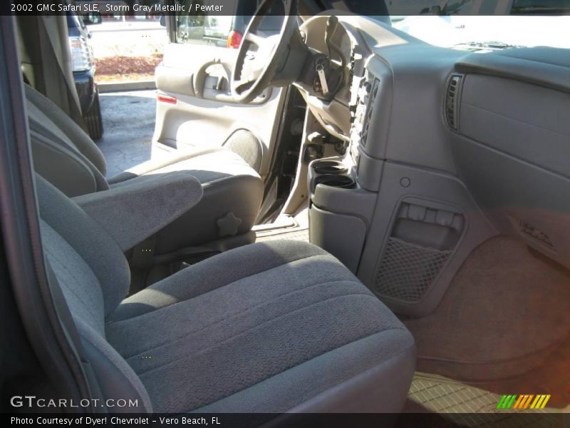 Storm Gray Metallic / Pewter 2002 GMC Safari SLE
