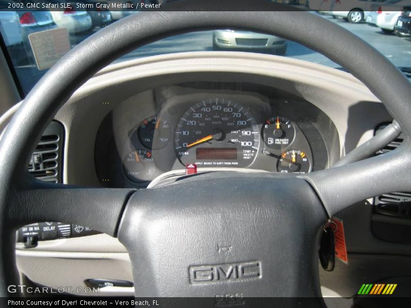 Storm Gray Metallic / Pewter 2002 GMC Safari SLE