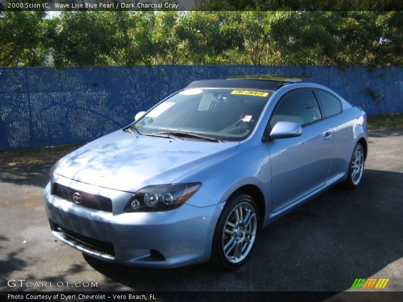 Wave Line Blue Pearl / Dark Charcoal Gray 2008 Scion tC
