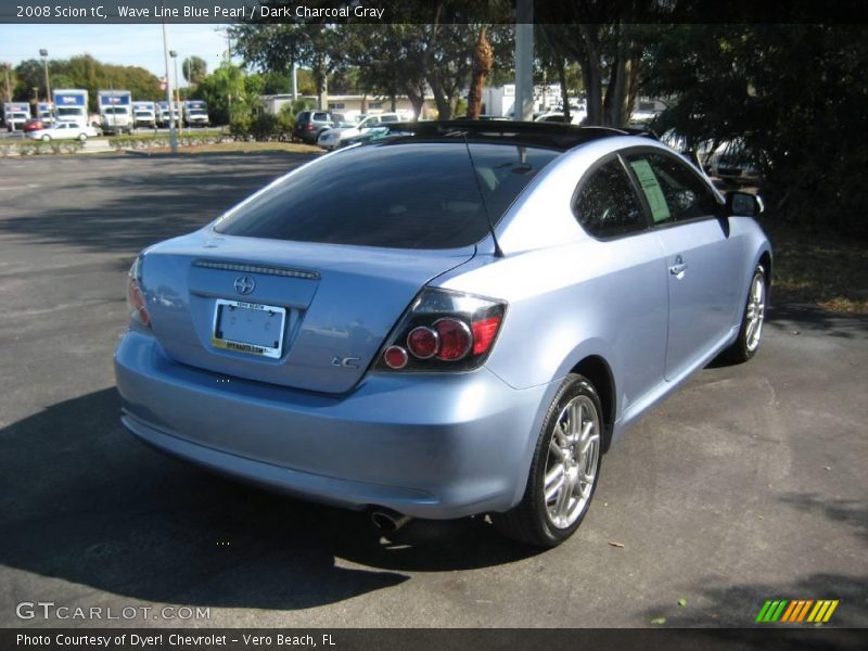 Wave Line Blue Pearl / Dark Charcoal Gray 2008 Scion tC