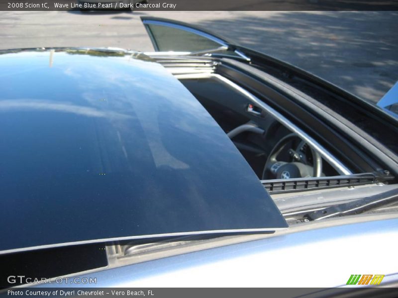 Wave Line Blue Pearl / Dark Charcoal Gray 2008 Scion tC