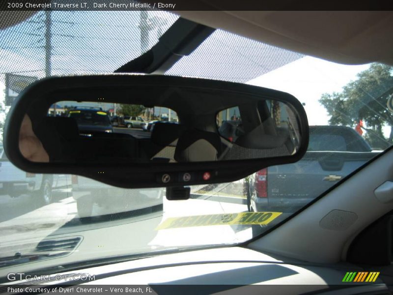 Dark Cherry Metallic / Ebony 2009 Chevrolet Traverse LT