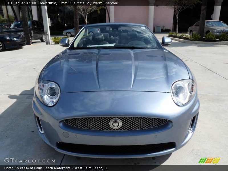 Frost Blue Metallic / Warm Charcoal 2010 Jaguar XK XK Convertible