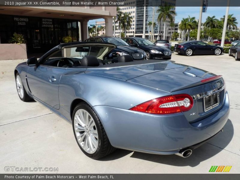 Frost Blue Metallic / Warm Charcoal 2010 Jaguar XK XK Convertible