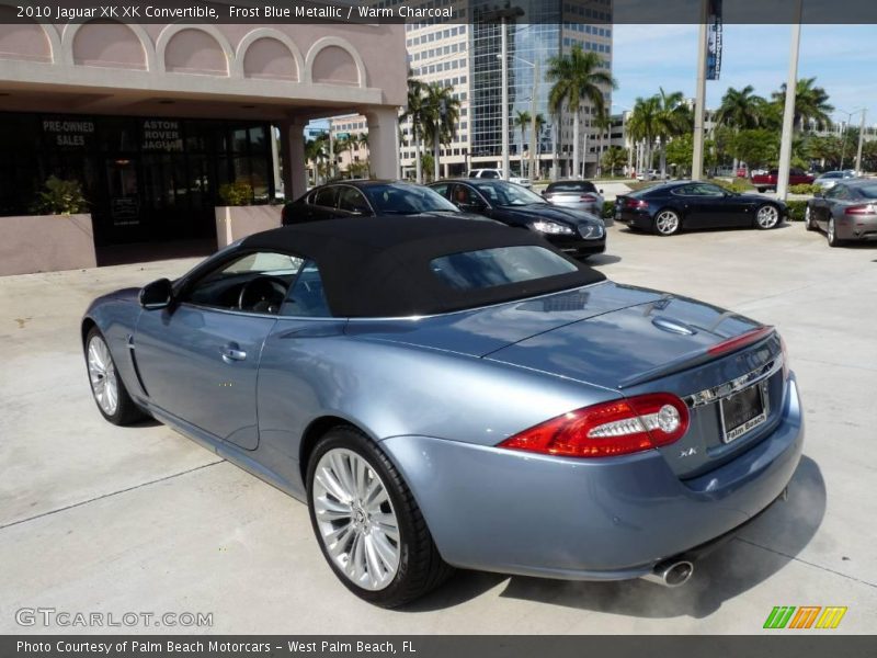 Frost Blue Metallic / Warm Charcoal 2010 Jaguar XK XK Convertible