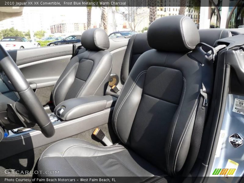 Frost Blue Metallic / Warm Charcoal 2010 Jaguar XK XK Convertible