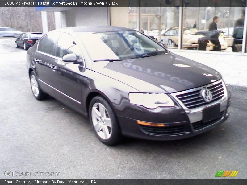 Mocha Brown / Black 2008 Volkswagen Passat Komfort Sedan