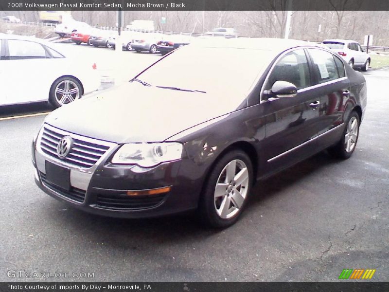 Mocha Brown / Black 2008 Volkswagen Passat Komfort Sedan