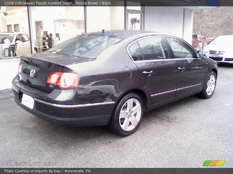 Mocha Brown / Black 2008 Volkswagen Passat Komfort Sedan