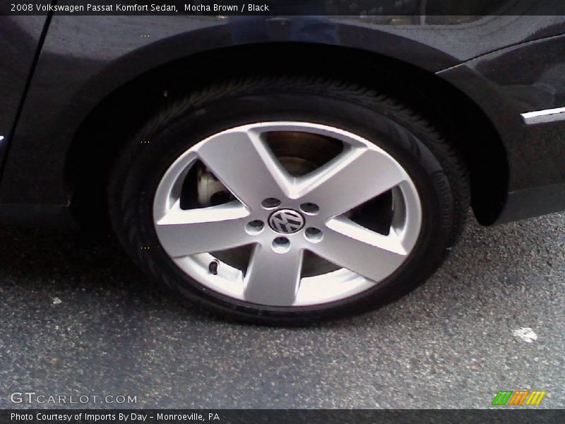 Mocha Brown / Black 2008 Volkswagen Passat Komfort Sedan