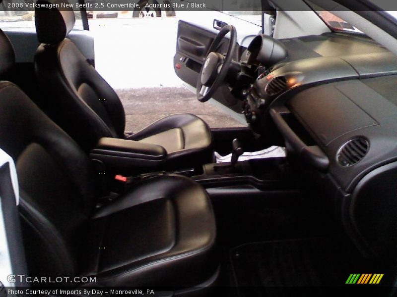 Aquarius Blue / Black 2006 Volkswagen New Beetle 2.5 Convertible