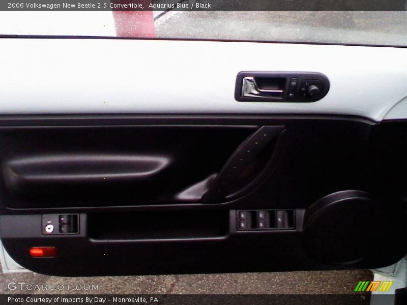 Aquarius Blue / Black 2006 Volkswagen New Beetle 2.5 Convertible