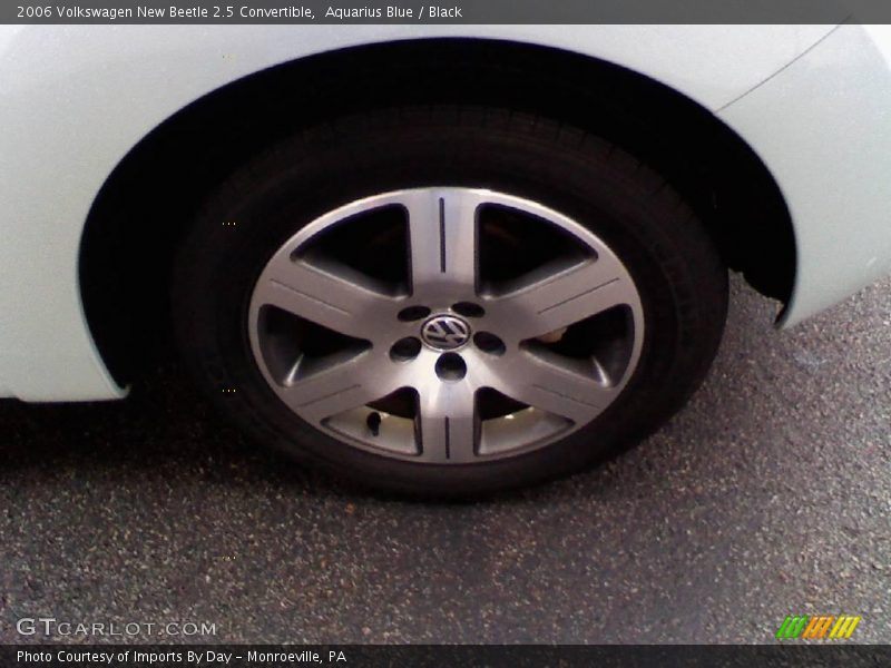 Aquarius Blue / Black 2006 Volkswagen New Beetle 2.5 Convertible