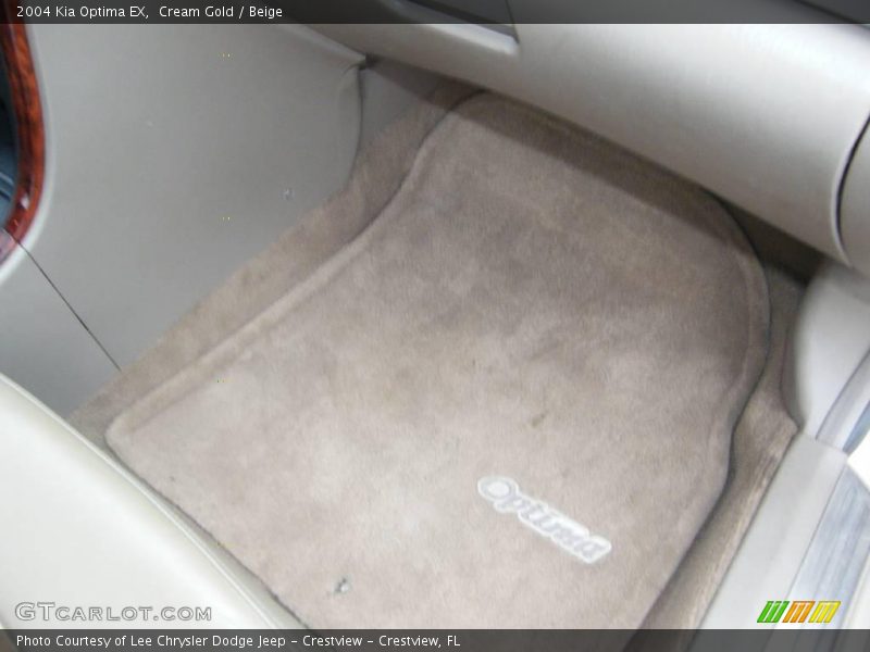 Cream Gold / Beige 2004 Kia Optima EX