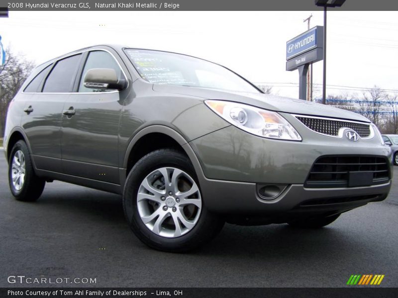 Natural Khaki Metallic / Beige 2008 Hyundai Veracruz GLS