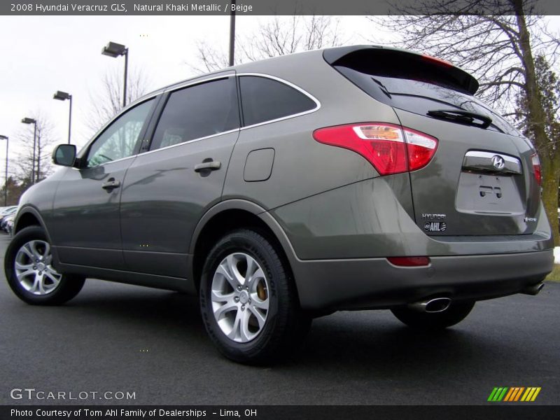 Natural Khaki Metallic / Beige 2008 Hyundai Veracruz GLS